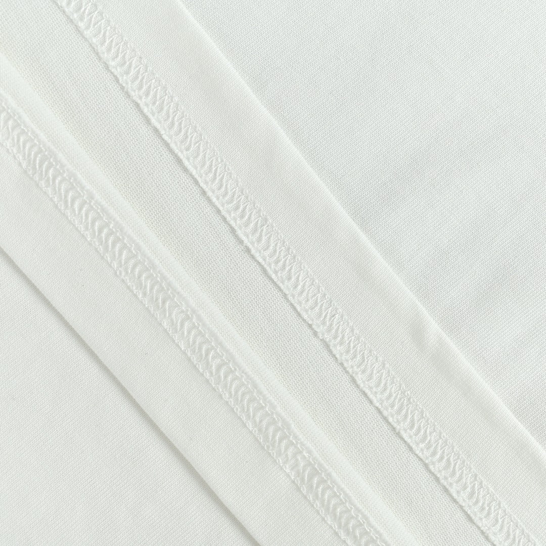 Dior 26SS 'No Dior No Dietrich' Letter Logo Embroidered T-Shirt — White