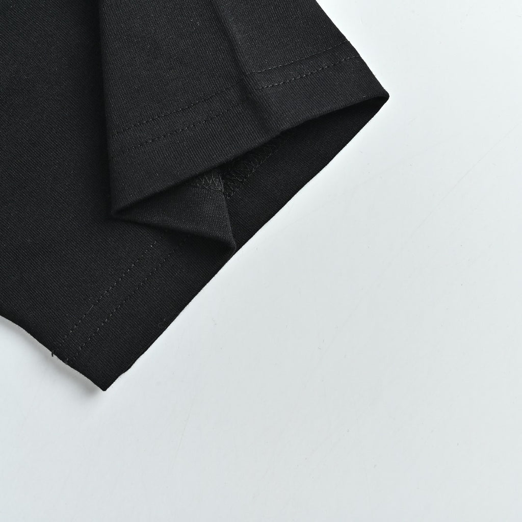 Louis Vuitton 26SS Studded Letter Logo T-Shirt — Black