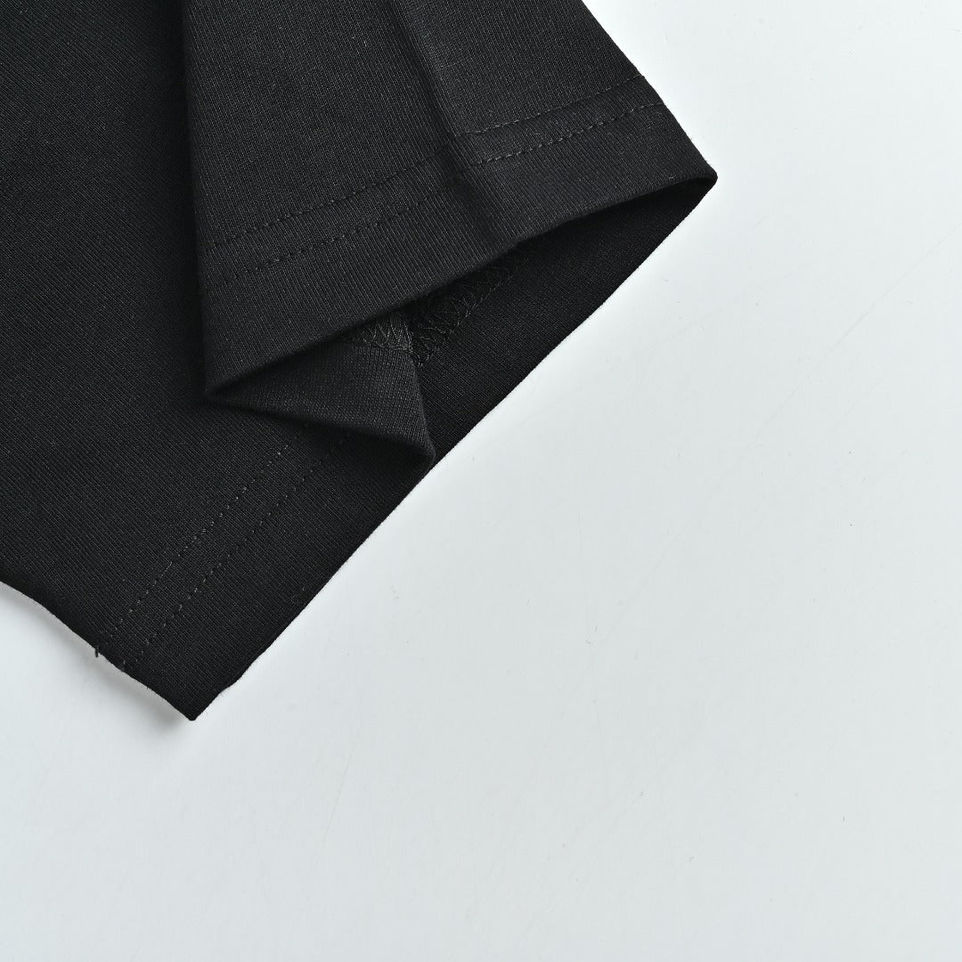 Louis Vuitton 26SS Studded Letter Logo T-Shirt — Black