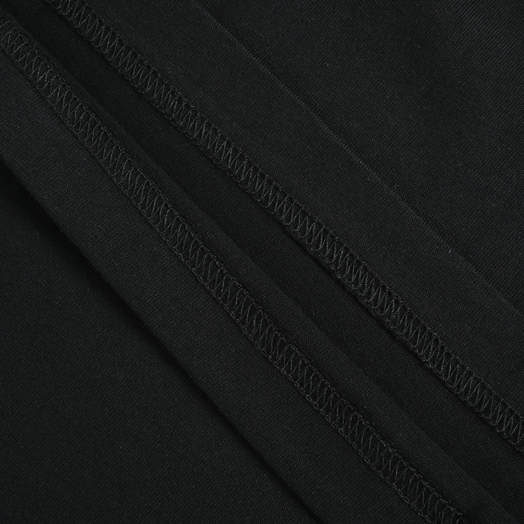 Louis Vuitton 26SS Studded Letter Logo T-Shirt — Black