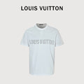 Louis Vuitton 26SS Studded Letter Logo T-Shirt — White