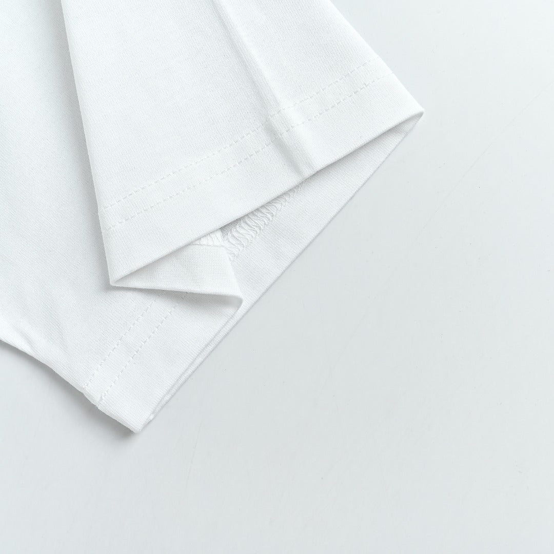 Louis Vuitton 26SS Studded Letter Logo T-Shirt — White