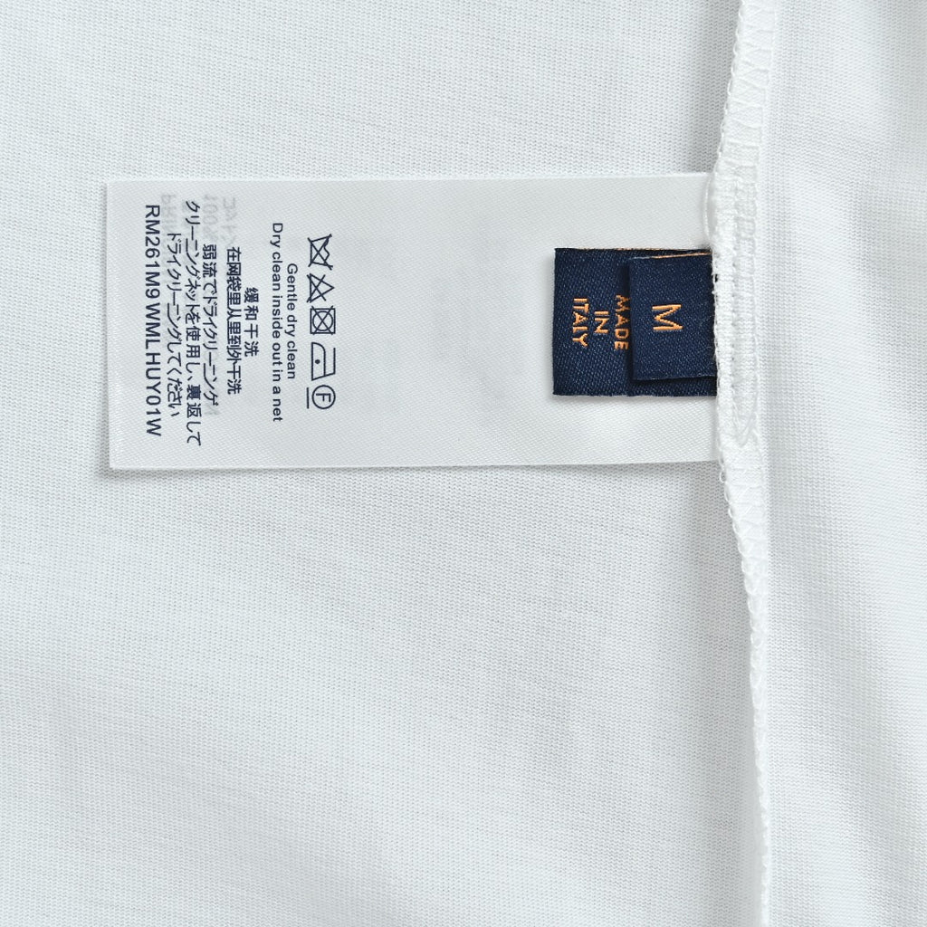 Louis Vuitton 26SS Studded Letter Logo T-Shirt — White