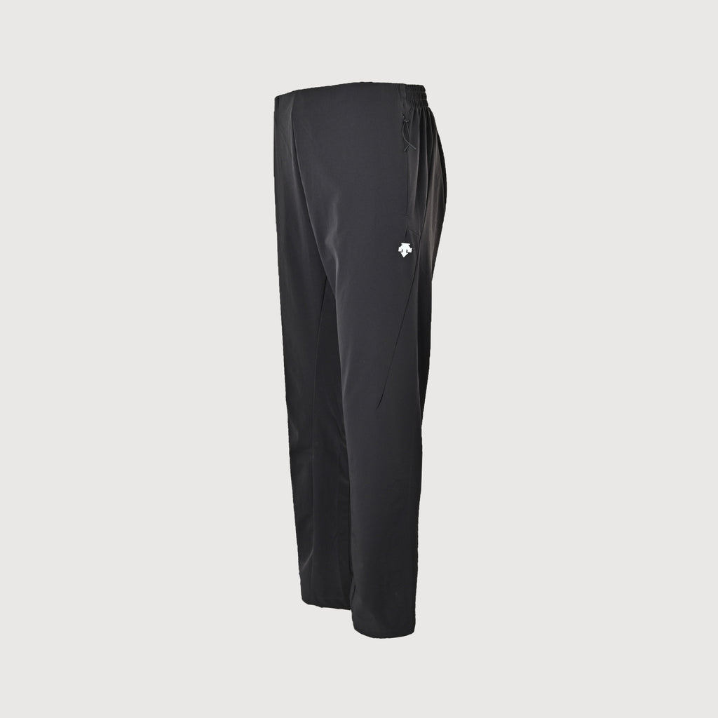 Descente Belted High-Stretch Quick-Dry Trousers — Black