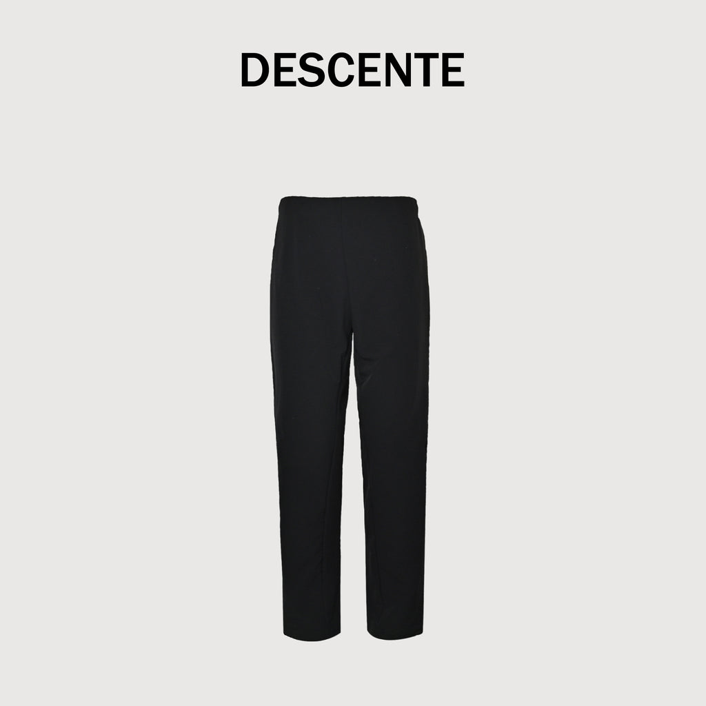 Descente Belted High-Stretch Quick-Dry Trousers — Black