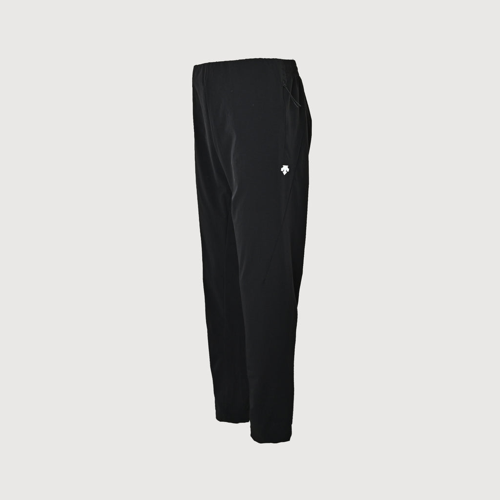 Descente Belted High-Stretch Quick-Dry Trousers — Black