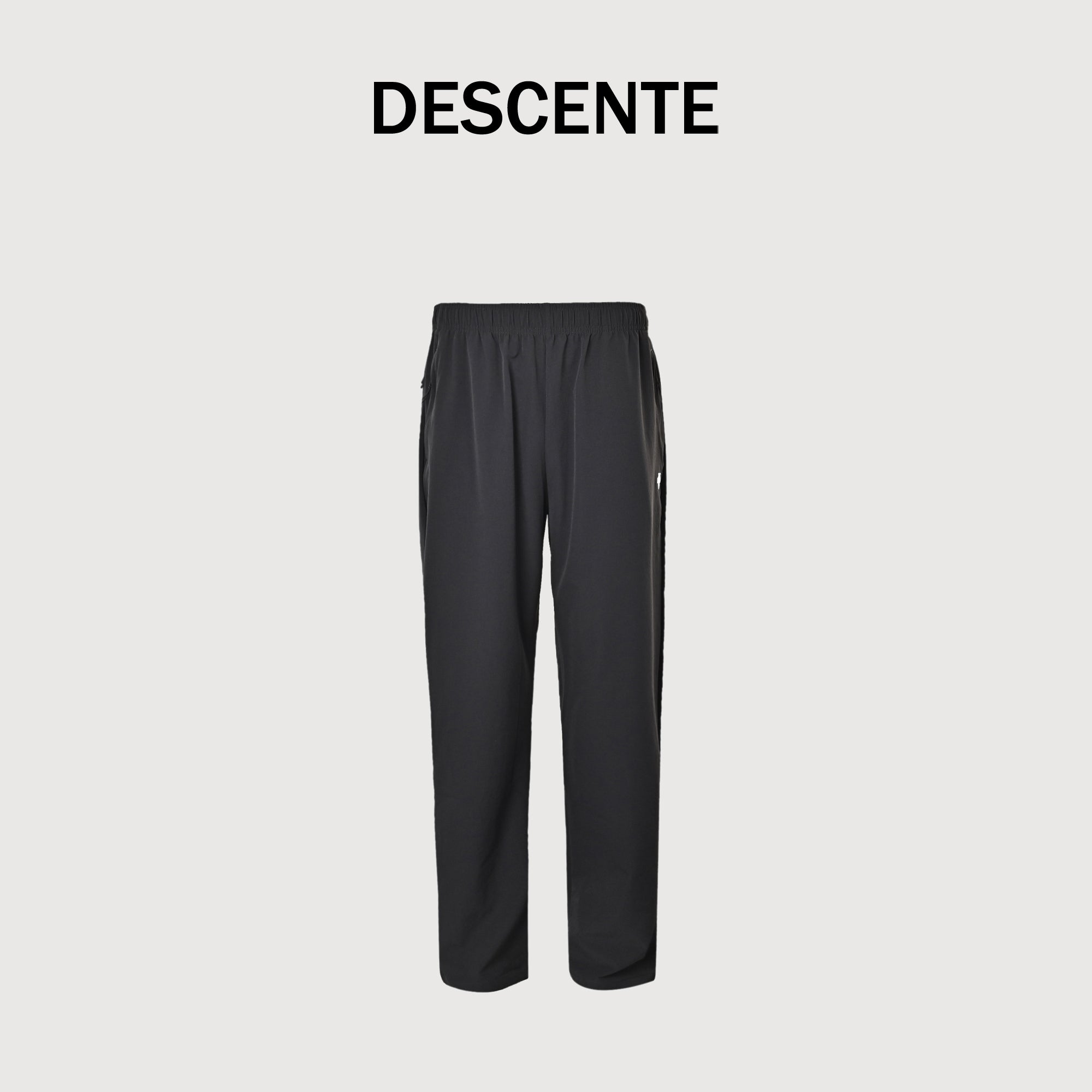 Descente High-Stretch Quick-Dry Trousers — Black