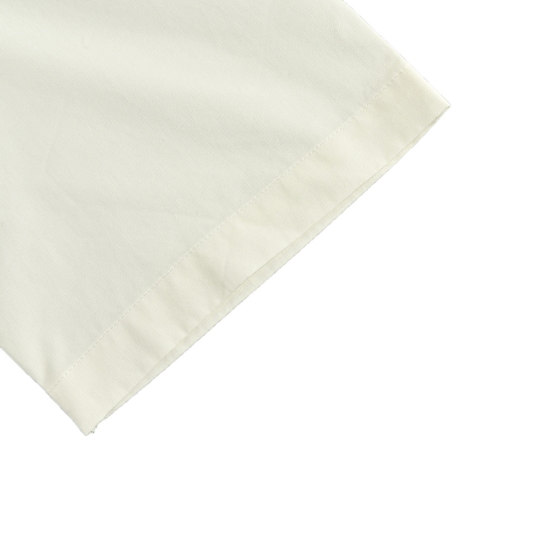 Louis Vuitton LV Monogram Embossed Pocket Short-Sleeve Shirt — Cream
