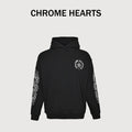 Chrome Hearts 26SS Pearl Cross All-Over Embroidered Hoodie — Black