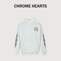 Chrome Hearts 26SS Pearl Cross All-Over Embroidered Hoodie — White
