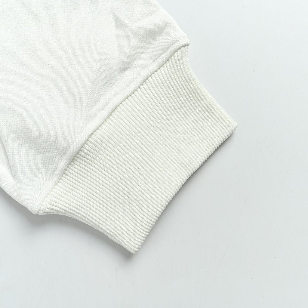 Chrome Hearts 26SS Pearl Cross All-Over Embroidered Hoodie — White