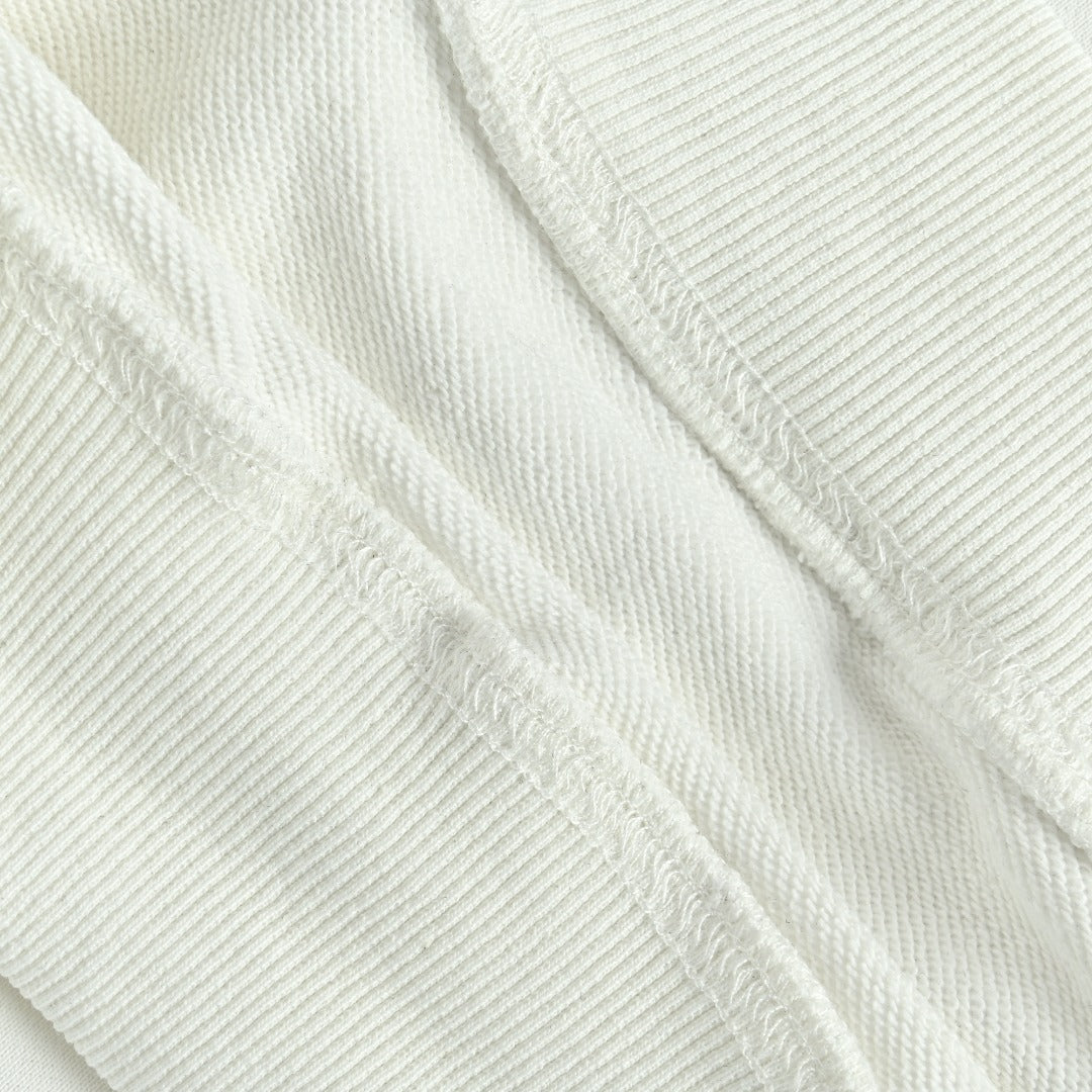 Chrome Hearts 26SS Pearl Cross All-Over Embroidered Hoodie — White