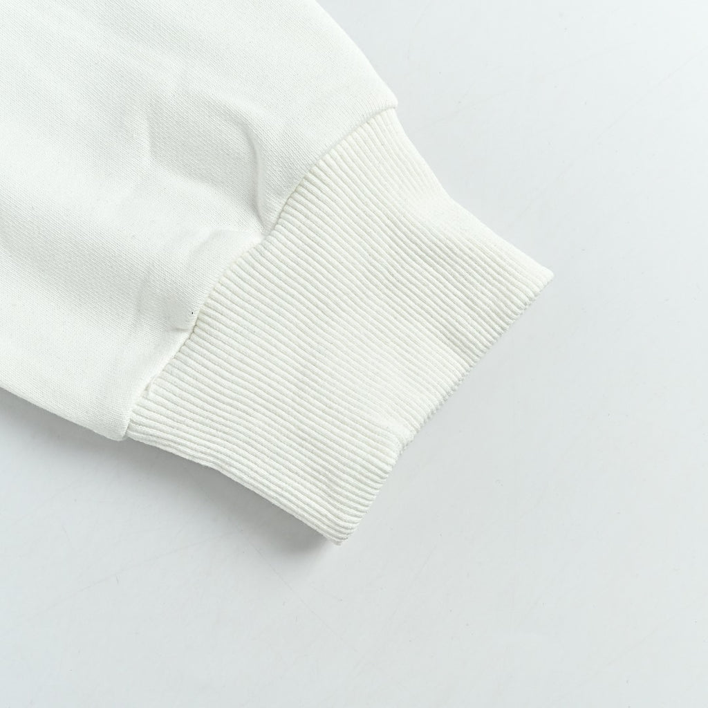 Stone Island Sleeve Badge Logo Hoodie — White