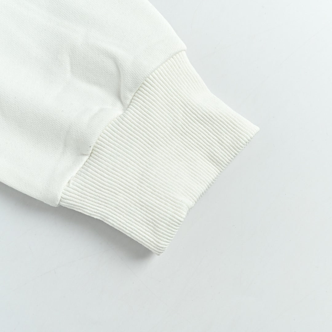 Stone Island Sleeve Badge Logo Hoodie — White