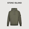 Stone Island Sleeve Badge Logo Hoodie — Olive