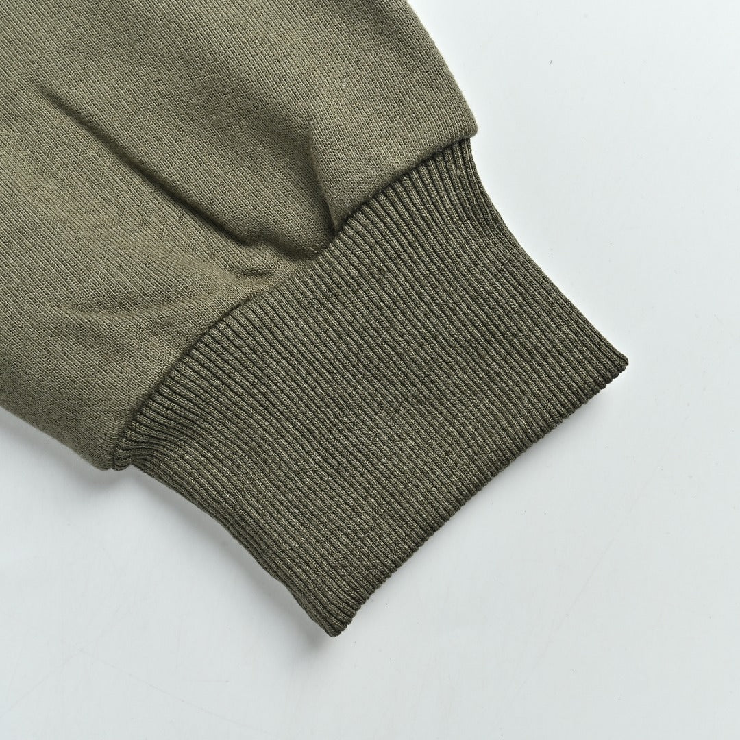 Stone Island Sleeve Badge Logo Hoodie — Olive