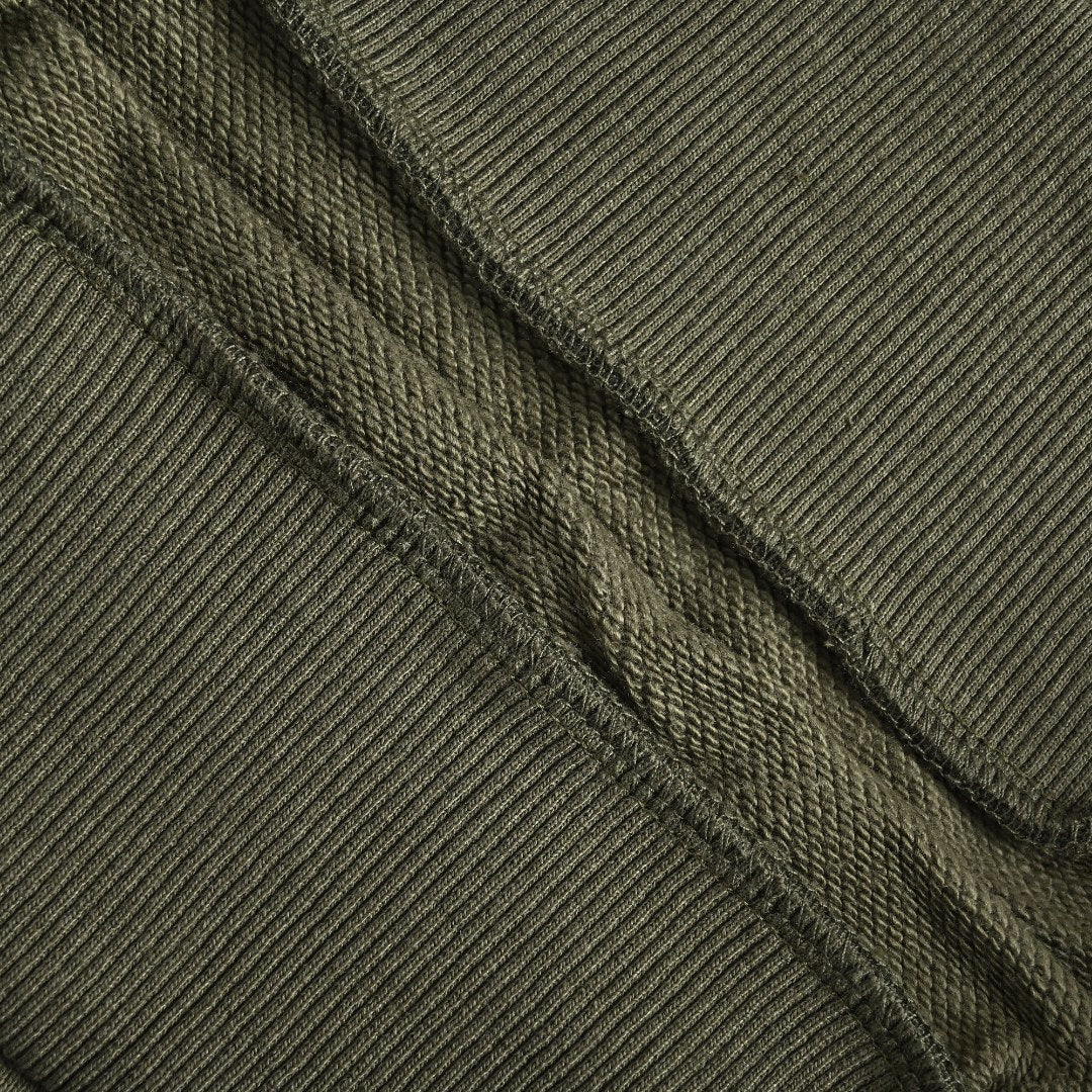 Stone Island Sleeve Badge Logo Hoodie — Olive