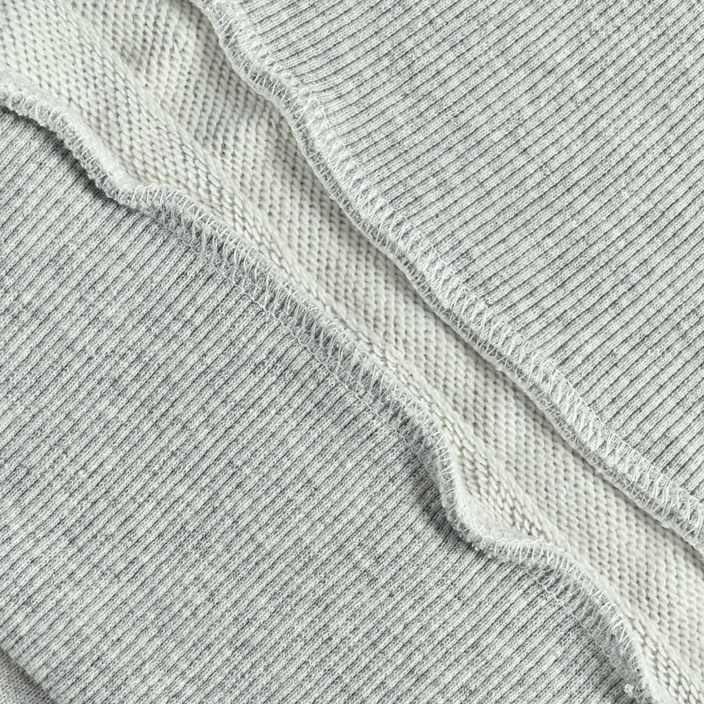 Stone Island Sleeve Badge Logo Hoodie — Light Grey Marl