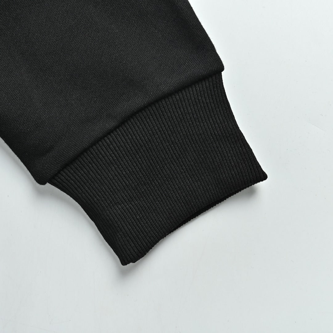 Stone Island Sleeve Badge Logo Hoodie — Black