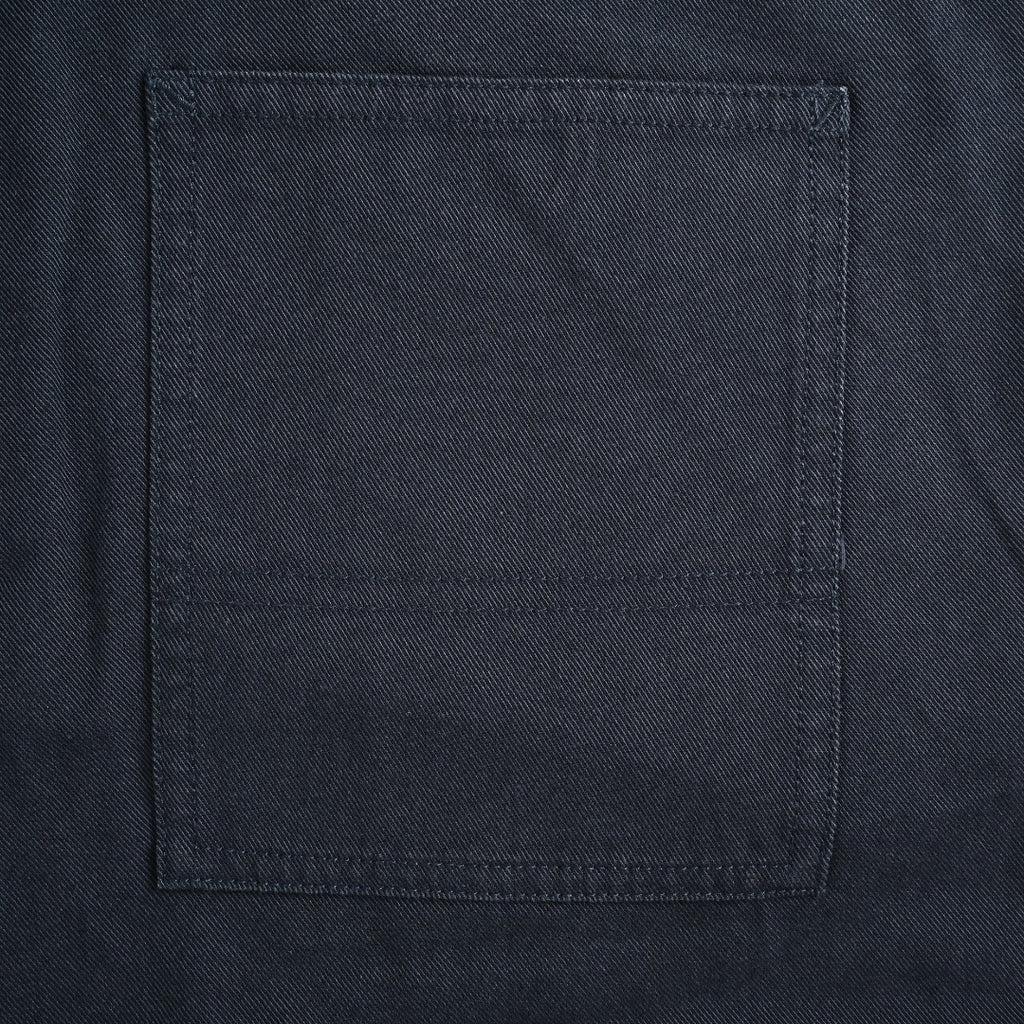 Burberry BBR Leather Back-Tab Cotton Cargo Trousers — Black