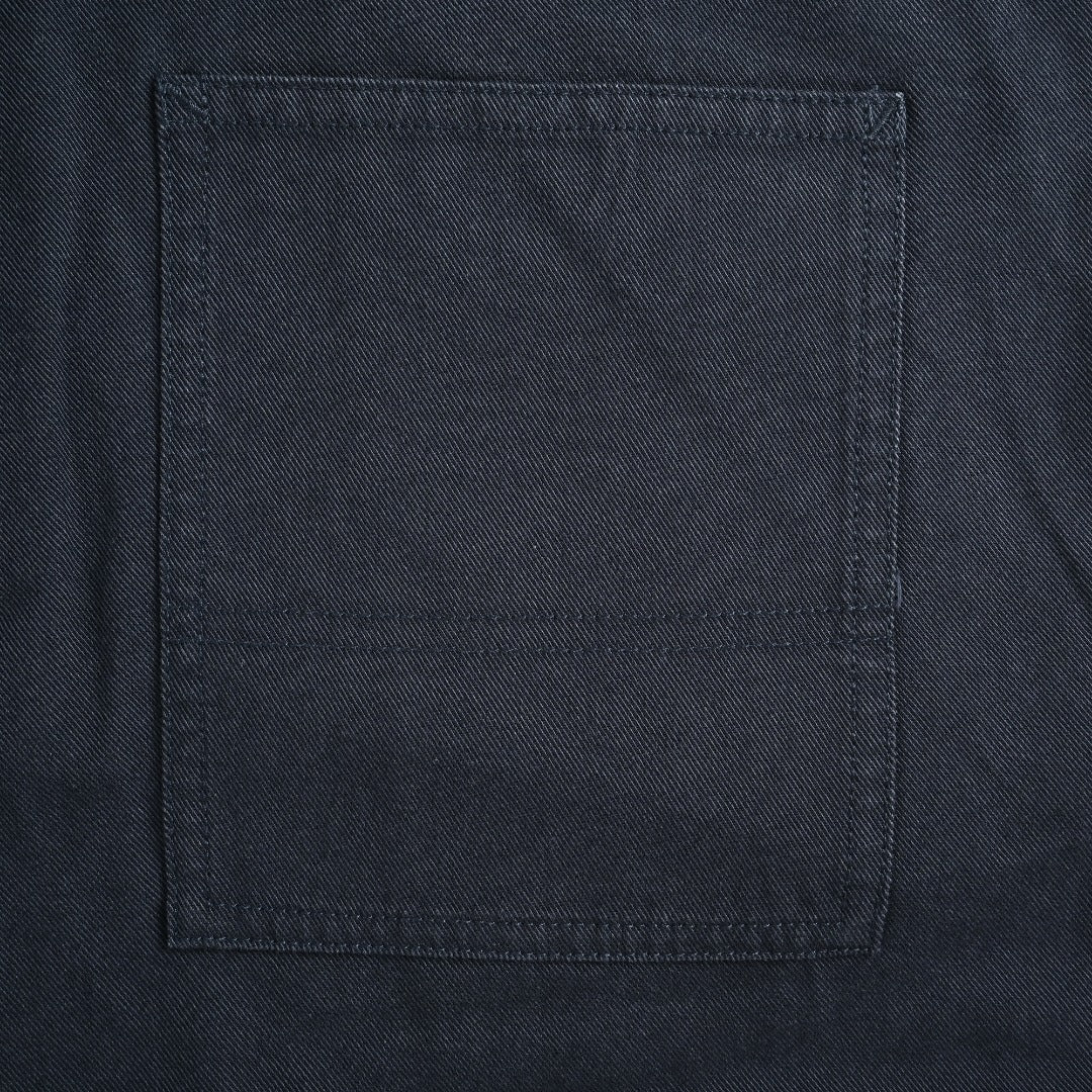Burberry BBR Leather Back-Tab Cotton Cargo Trousers — Black