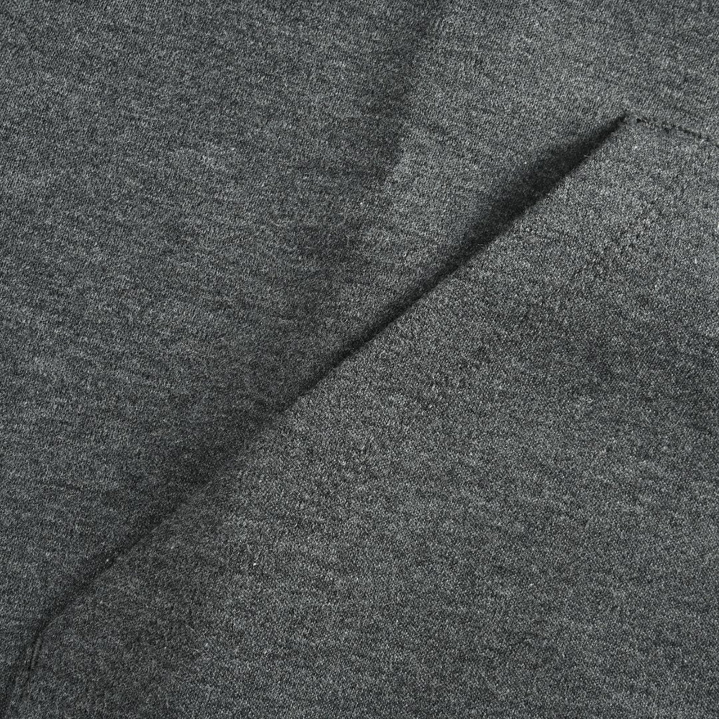 Fendi FD FF Monogram-Lined Zip Hoodie — Charcoal Grey