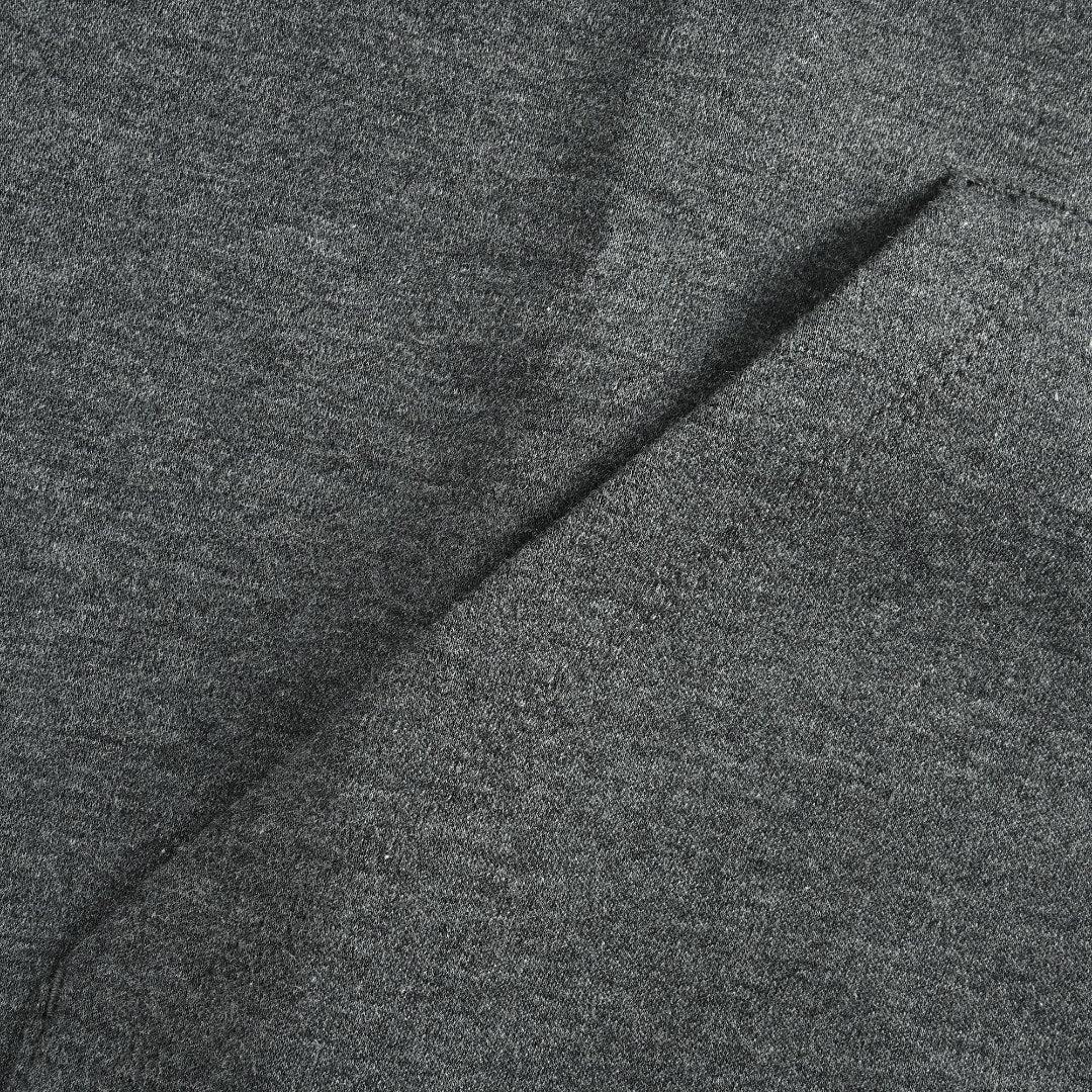 Fendi FD FF Monogram-Lined Zip Hoodie — Charcoal Grey