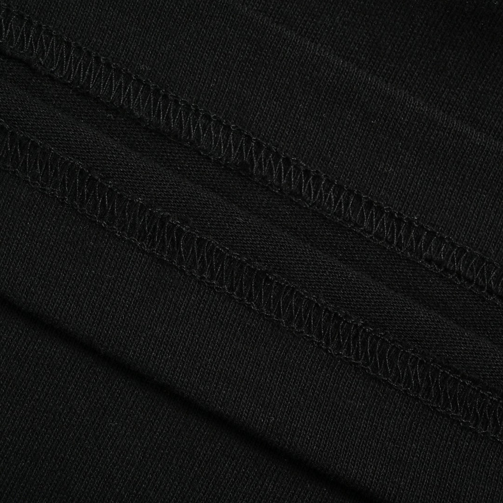 Moncler MC Tonal Rubber 3D Crest Badge Short-Sleeve T-Shirt — Black