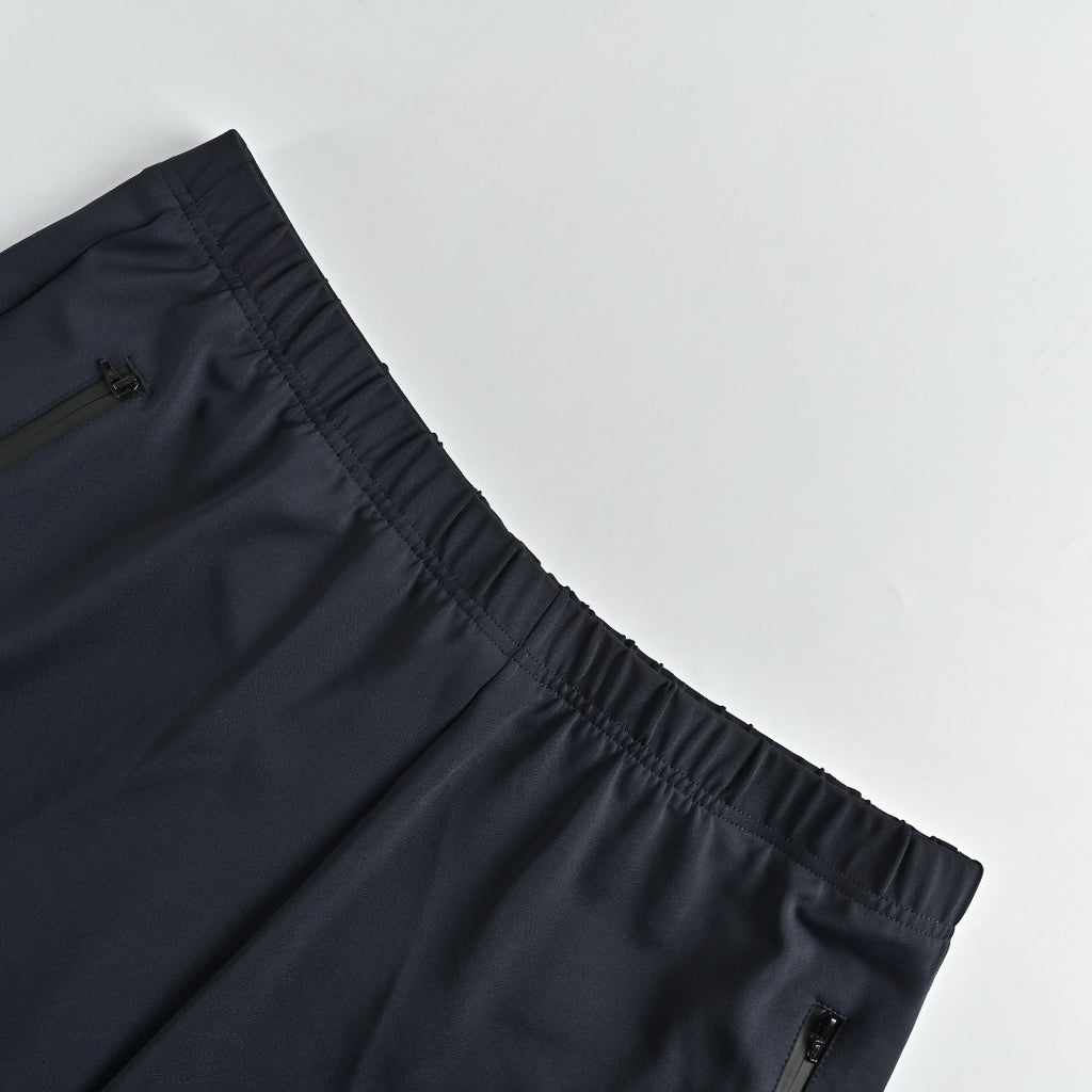 Balenciaga BLCG Reflective Series 6B Faux Two-Piece Spliced Sport Shorts — Black