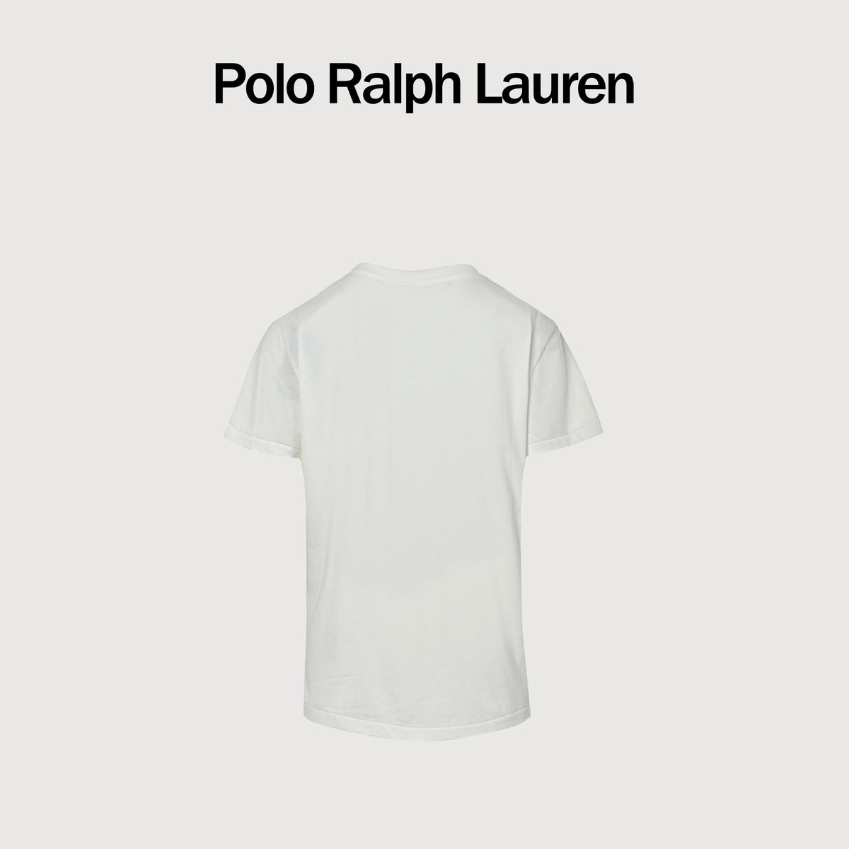 Ralph Lauren V-Neck Polo Pony Embroidered Short-Sleeve T-Shirt — White