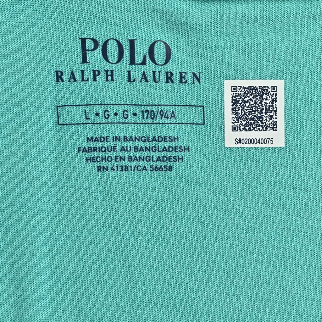 Ralph Lauren V-Neck Polo Pony Embroidered Short-Sleeve T-Shirt — Mint