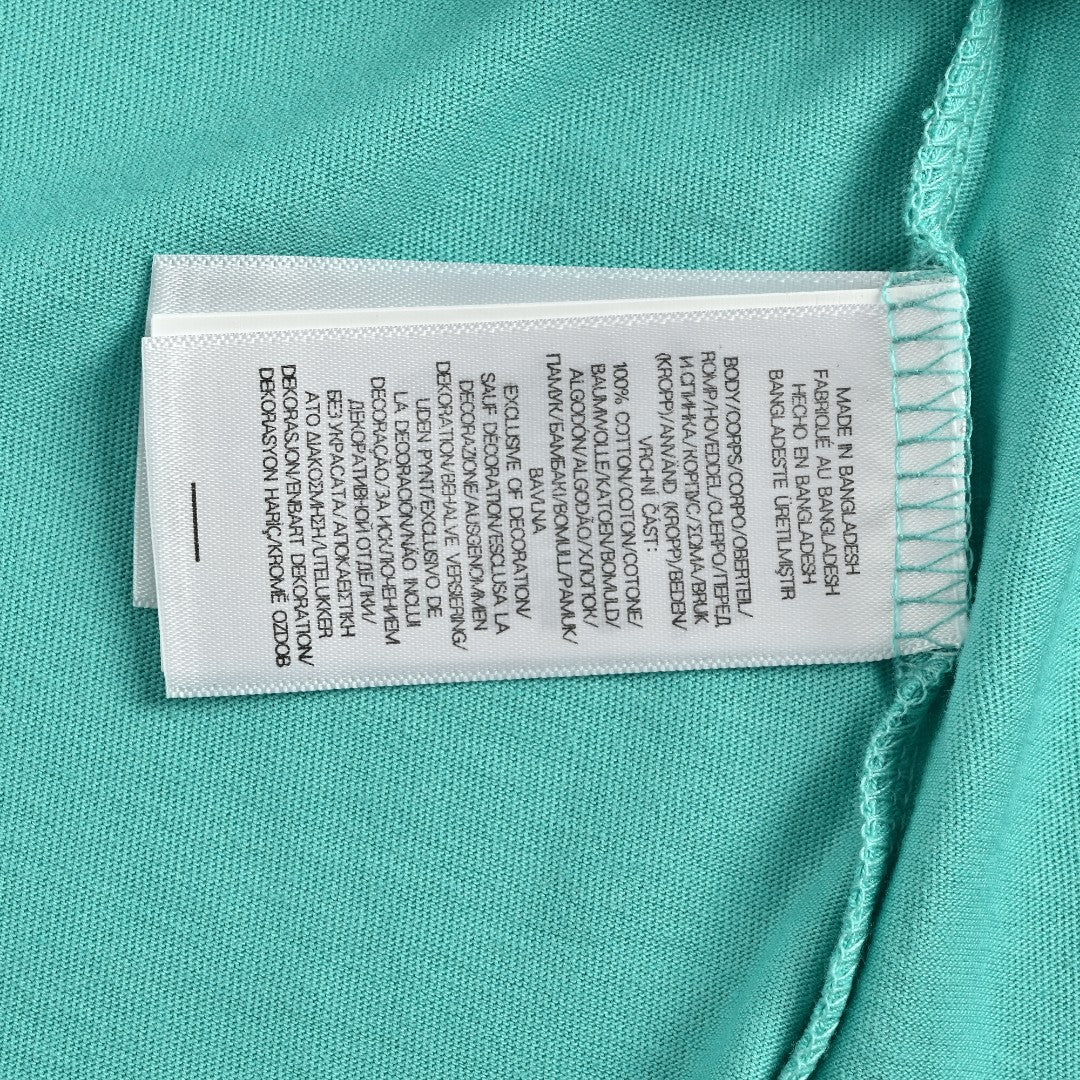 Ralph Lauren V-Neck Polo Pony Embroidered Short-Sleeve T-Shirt — Mint
