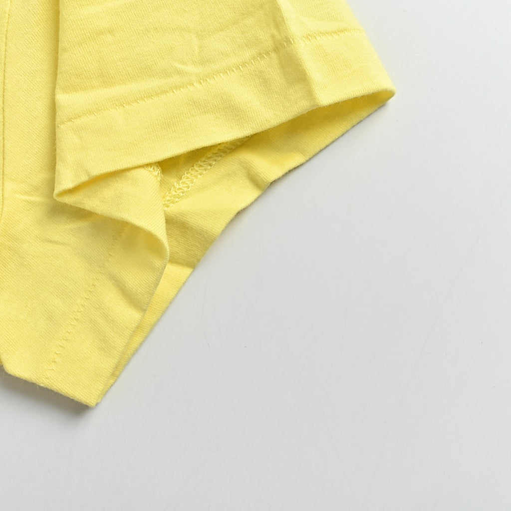 Ralph Lauren V-Neck Polo Pony Embroidered Short-Sleeve T-Shirt — Yellow