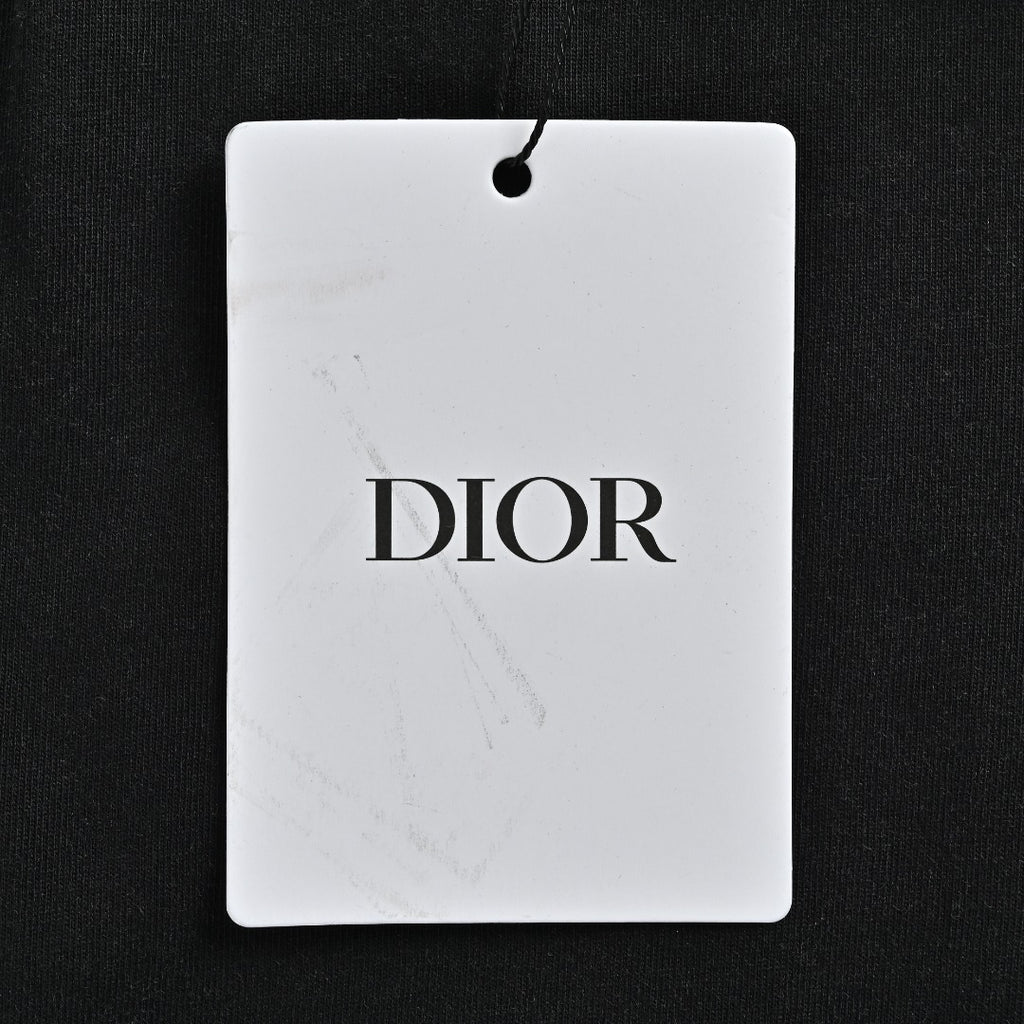 Dior Pocket Leather Label Short-Sleeve T-Shirt — Black