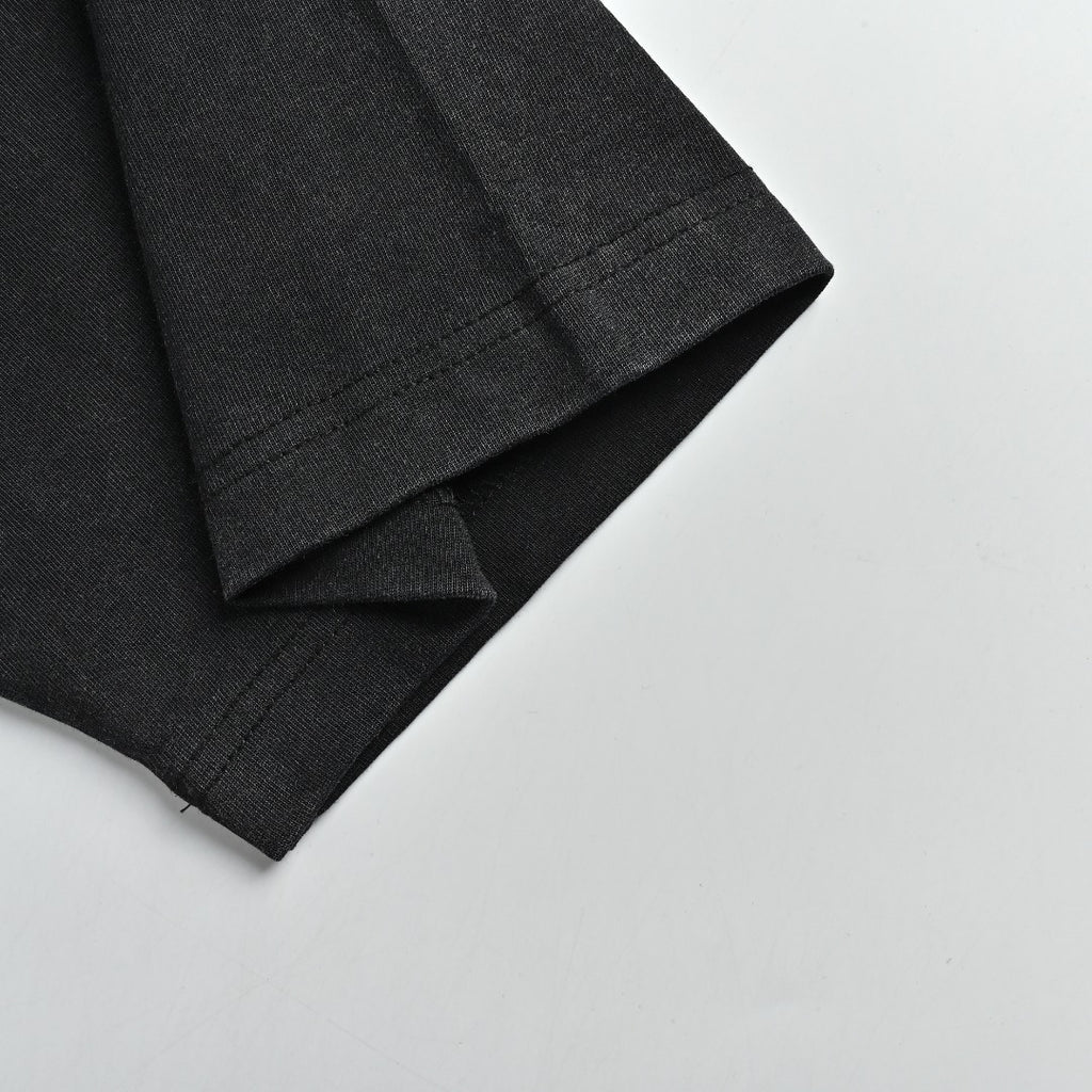 Dior Pocket Leather Label Short-Sleeve T-Shirt — Black