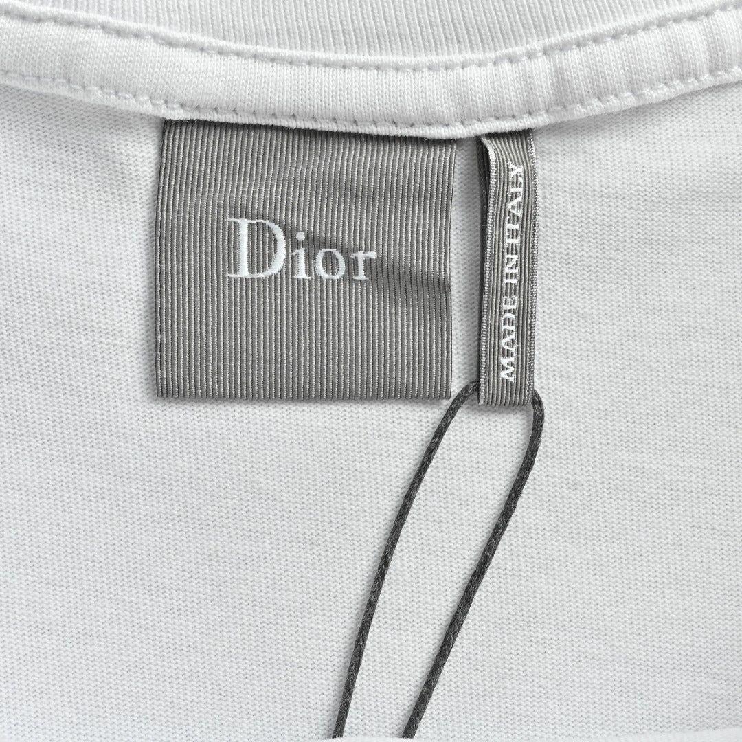 Dior Pocket Leather Label Short-Sleeve T-Shirt