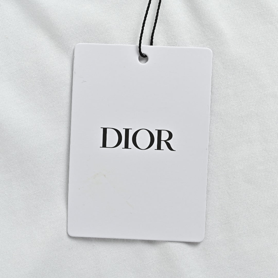 Dior Pocket Leather Label Short-Sleeve T-Shirt