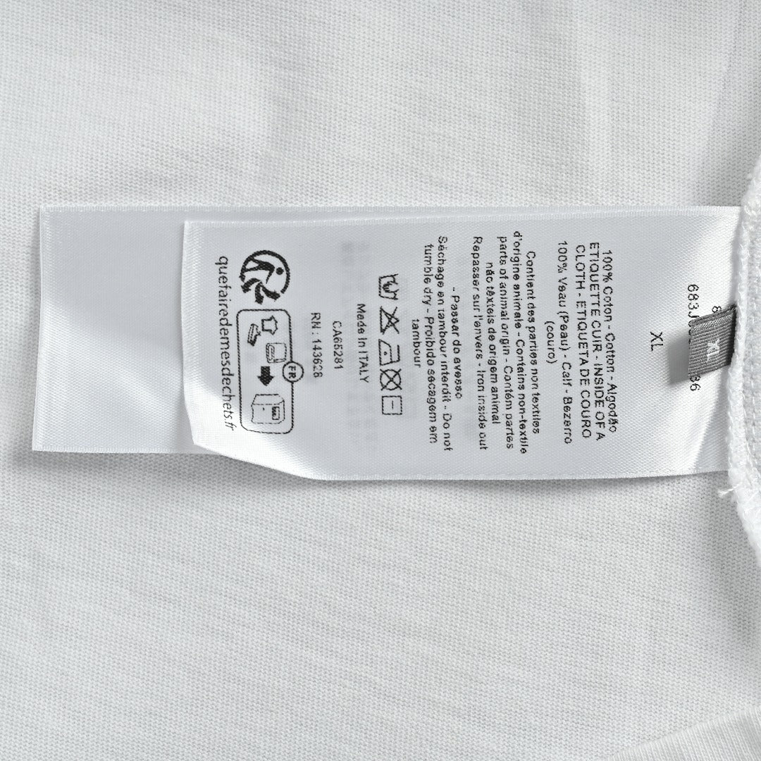 Dior Pocket Leather Label Short-Sleeve T-Shirt