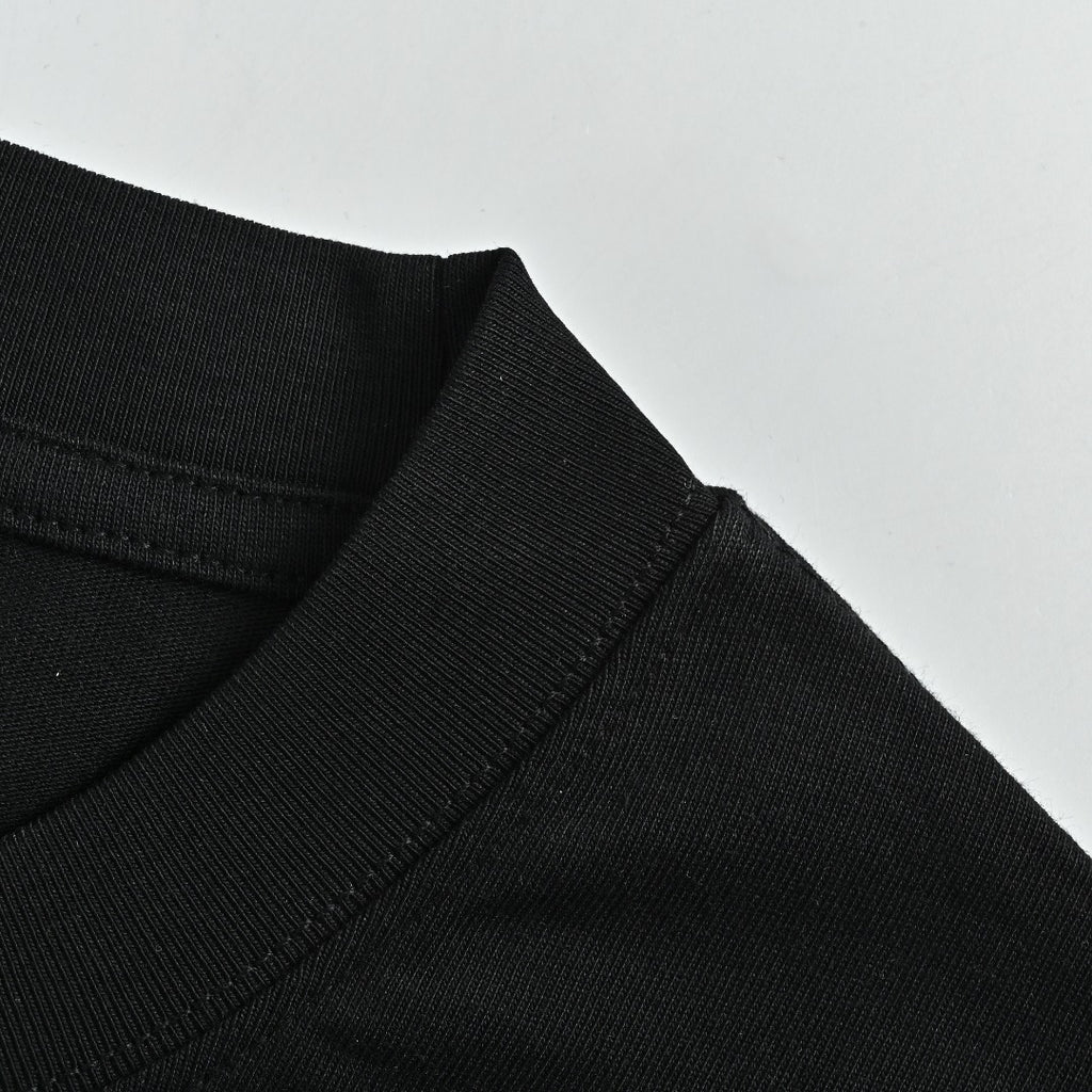 Dior CD Classic Five-Pointed Star Embroidered Short-Sleeve T-Shirt Black