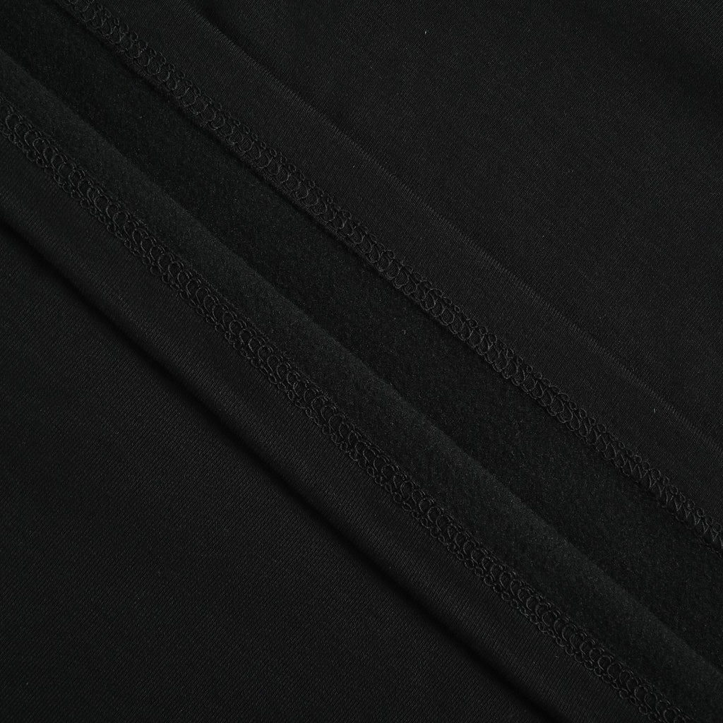 Descente Training Men's SOLOTEX Long-Sleeve Half-Zip Slim-Fit Thermal Knit Top Black