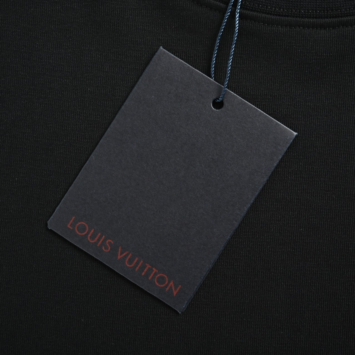 Louis Vuitton Four-Leaf Clover Logo Graffiti Hand-Painted Long-Sleeve T-Shirt Black