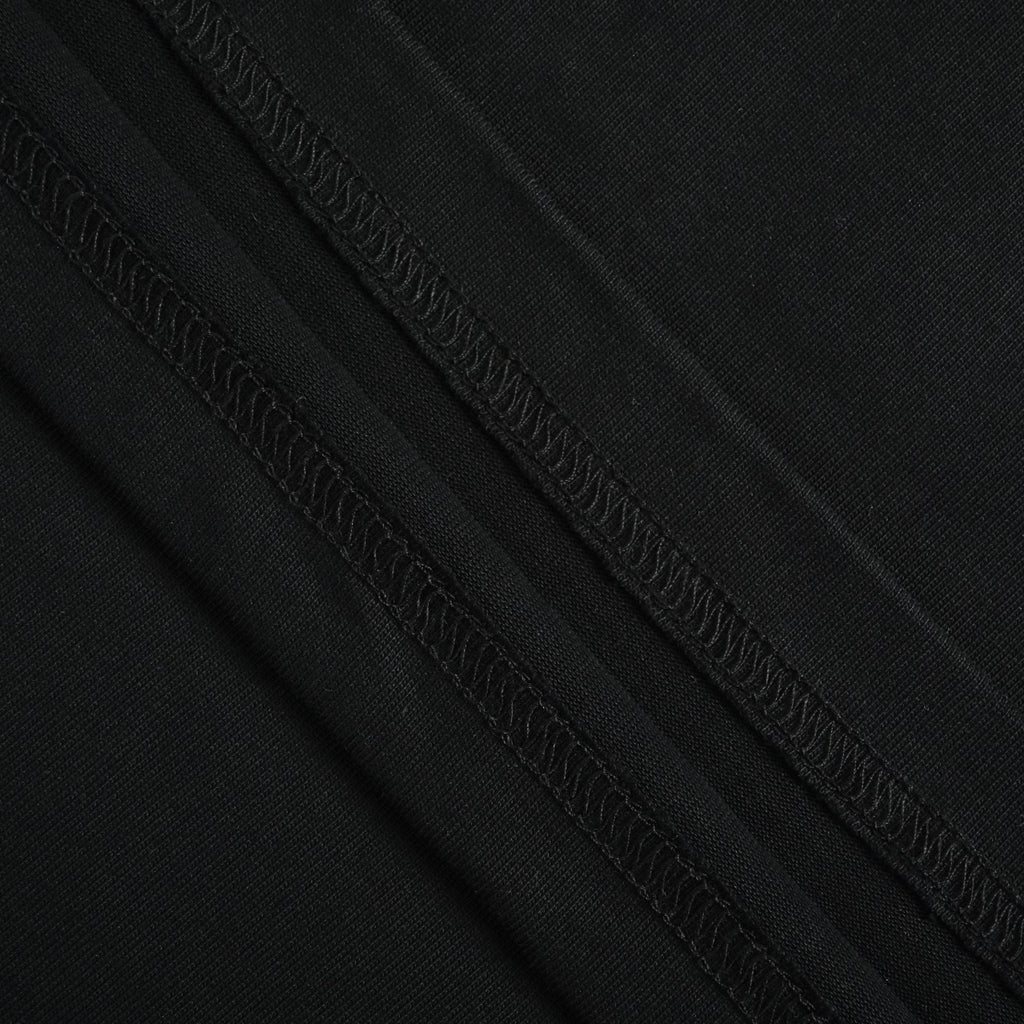 Louis Vuitton 26SS Wave-Pattern Colorblock Monogram Embroidered Letter Logo Long-Sleeve T-Shirt Black