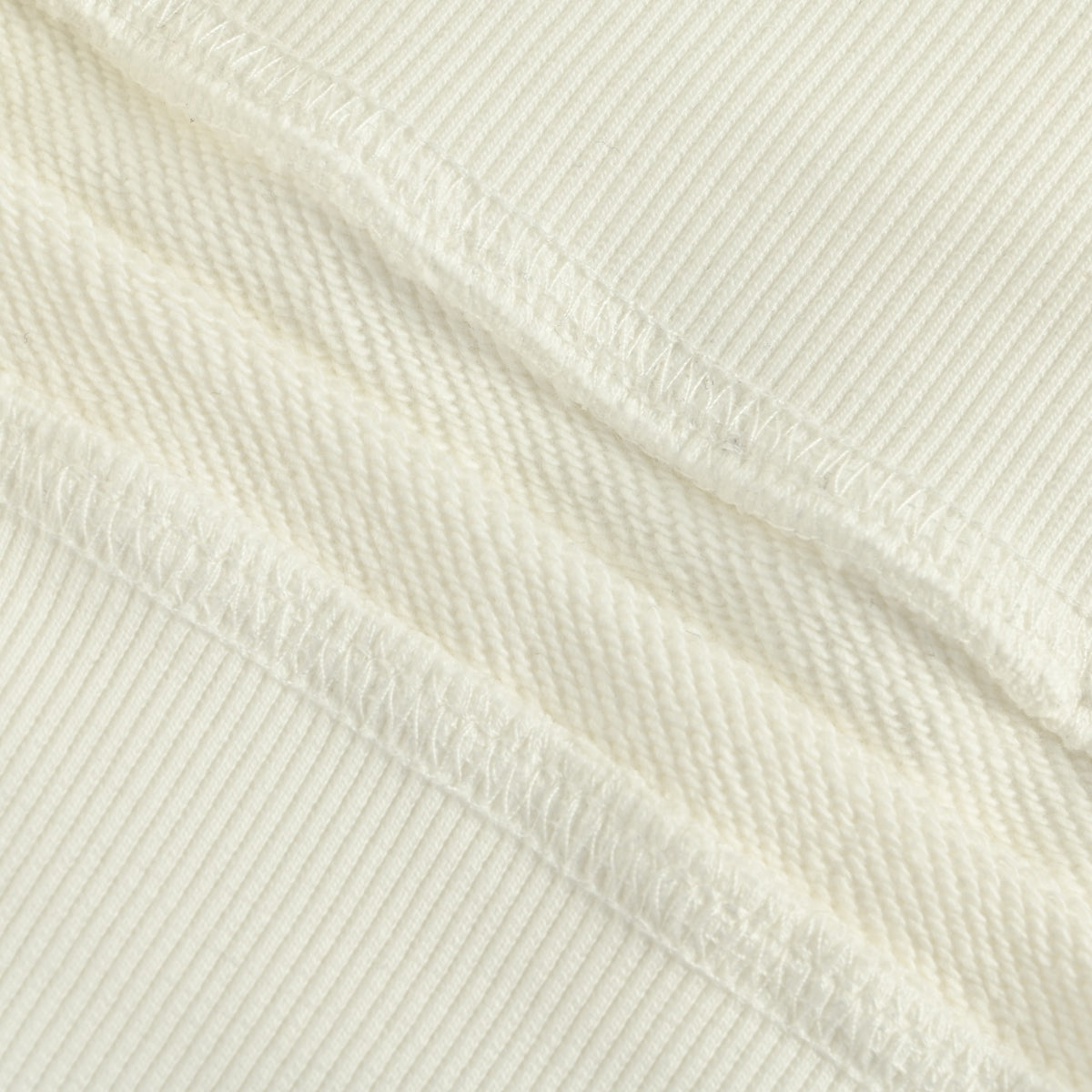 Burberry BBR Side Diamond-Check Woven Tape Crew-Neck Sweatshirt Cream