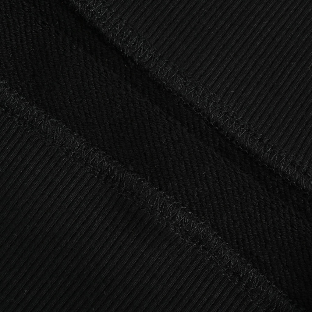 Burberry Micro-Logo Tartan-Spliced Cotton Crew-Neck Sweatshirt Black