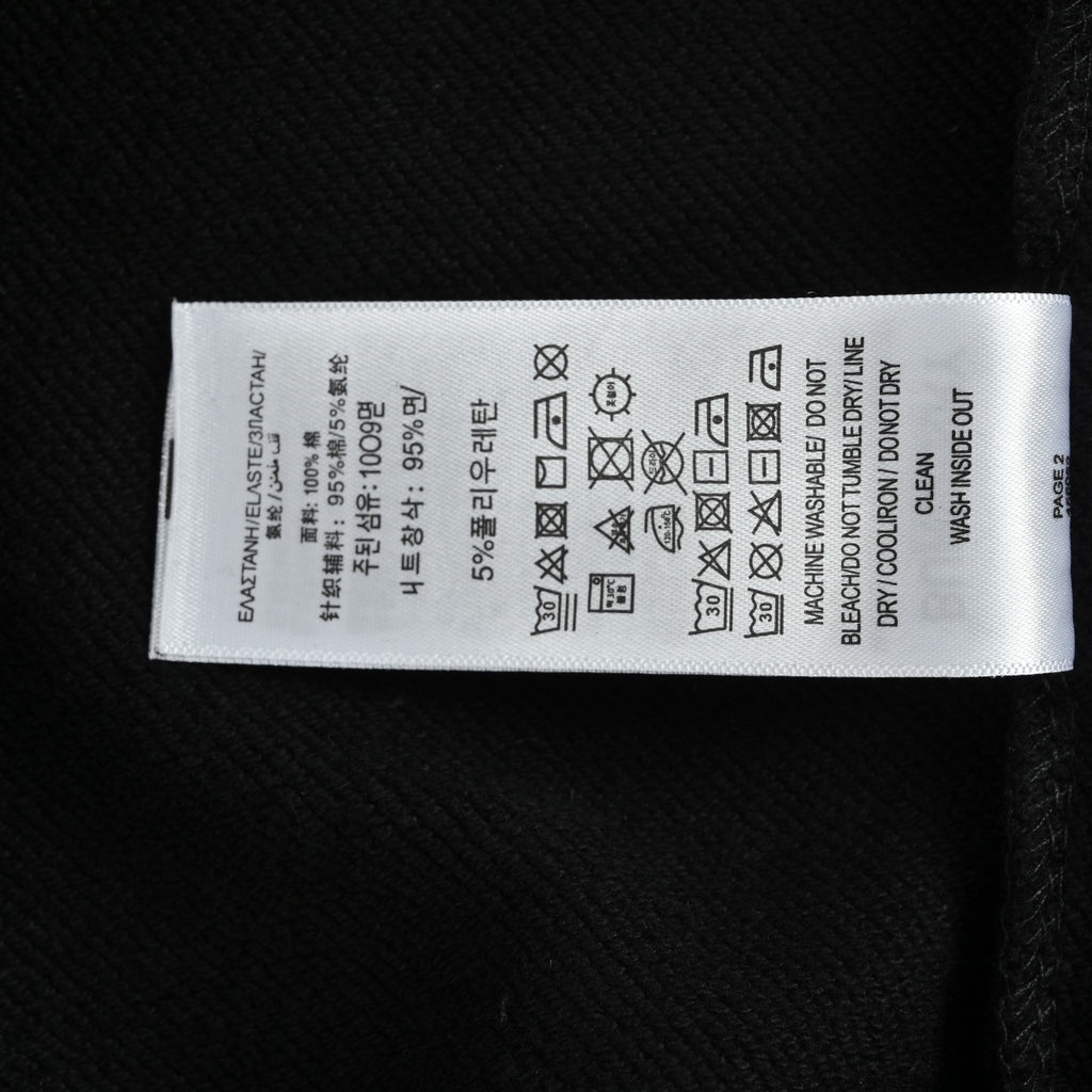 Burberry Micro-Logo Tartan-Spliced Cotton Crew-Neck Sweatshirt Black