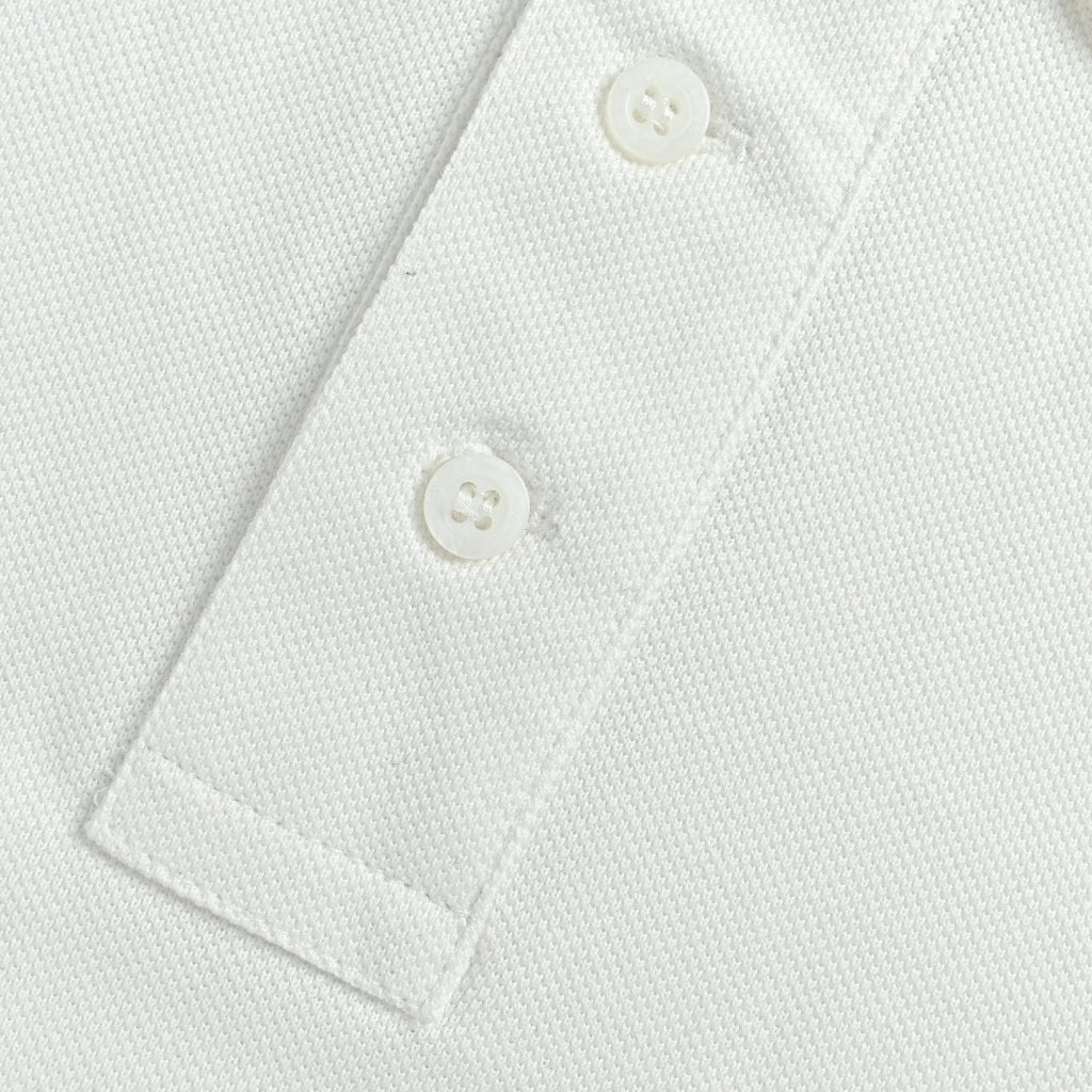 Ralph Lauren Purple Label Polo Pony Short-Sleeve Polo Shirt White