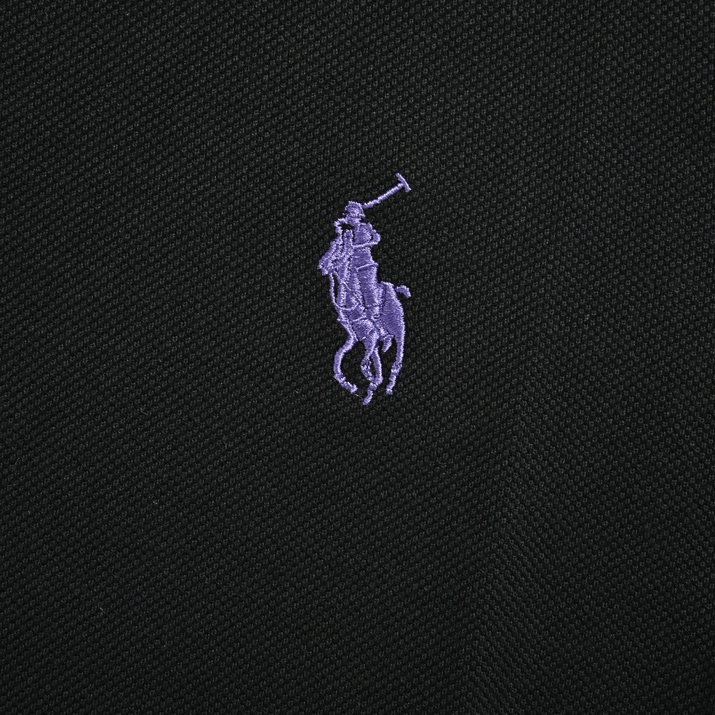 Ralph Lauren Purple Label Polo Pony Short-Sleeve Polo Shirt Black