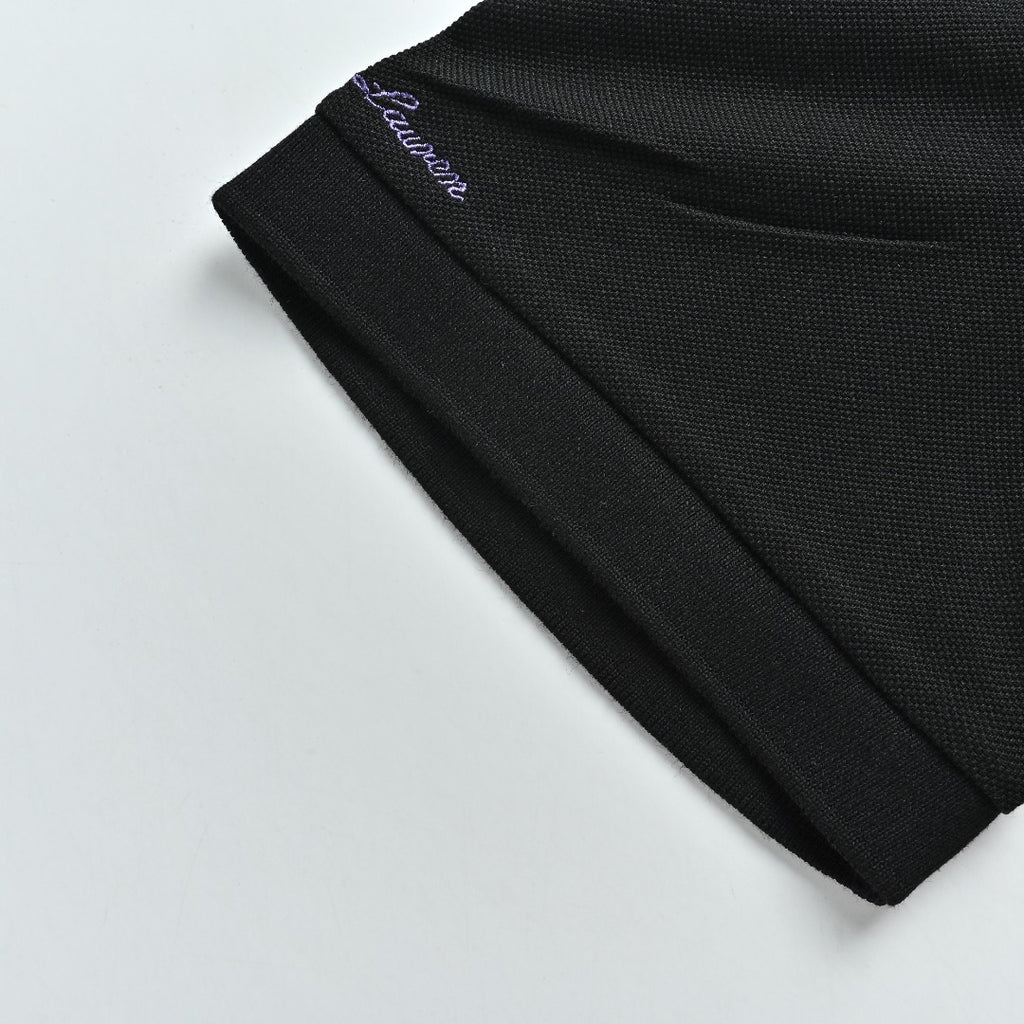 Ralph Lauren Purple Label Polo Pony Short-Sleeve Polo Shirt Black