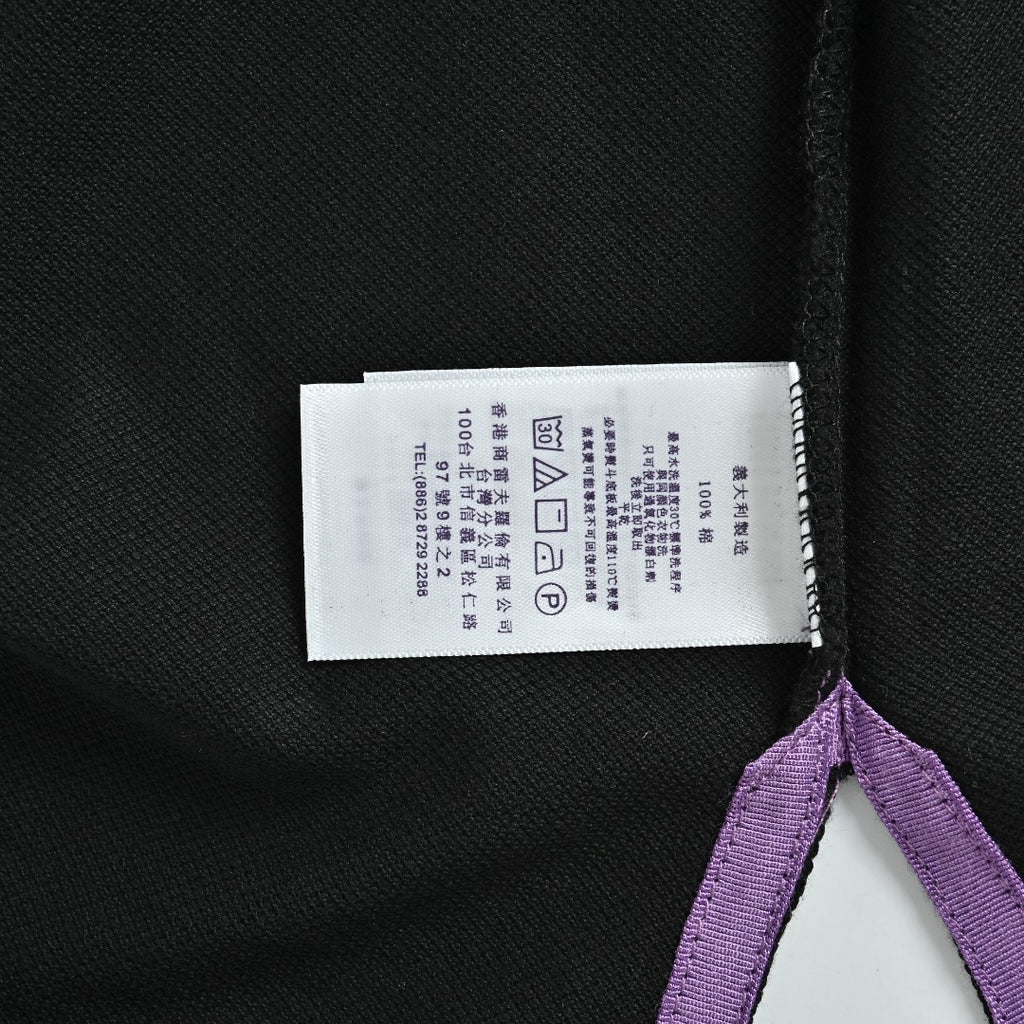 Ralph Lauren Purple Label Polo Pony Short-Sleeve Polo Shirt Black