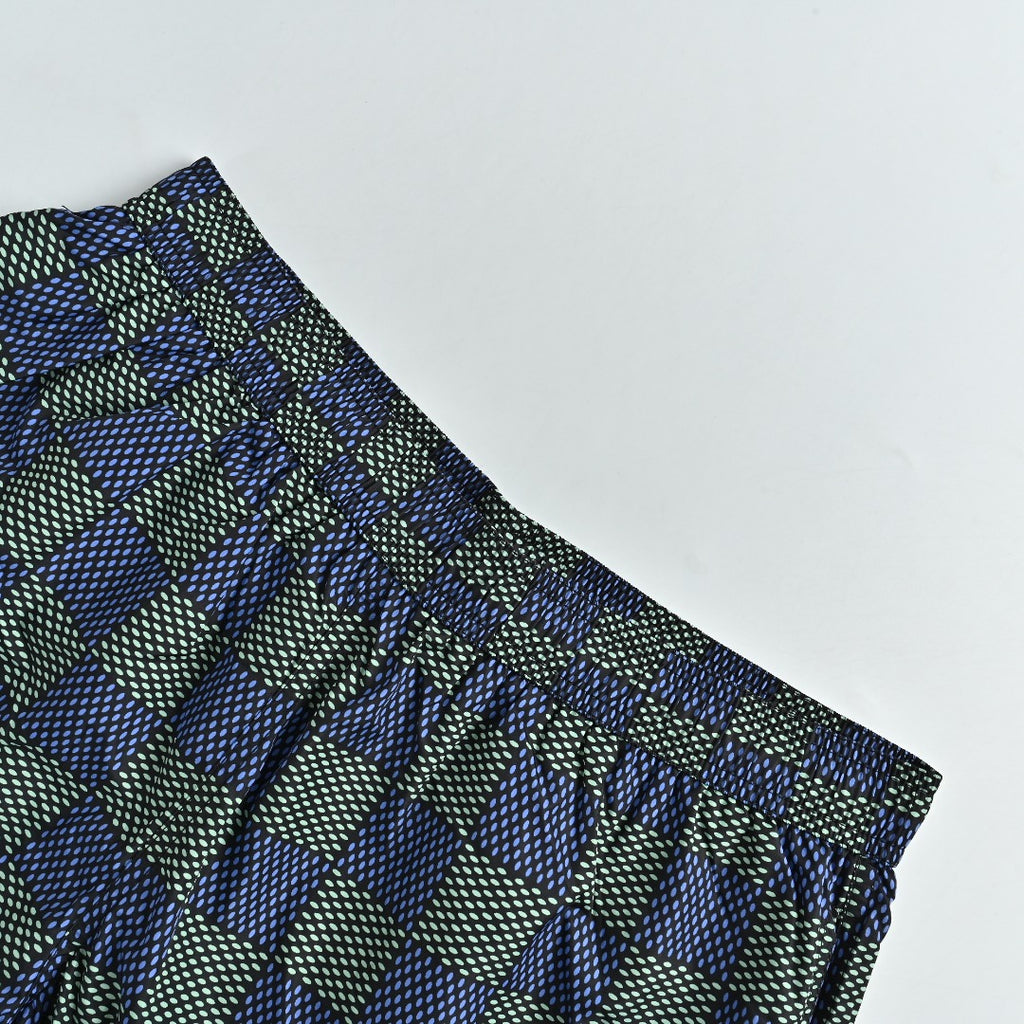 Louis Vuitton Damier Checkerboard Allover-Print Shorts Navy